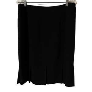 Carlisle Black Skirt with Pleats Size 12